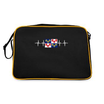 France Picardy - Retro Bag - black/gold - Back
