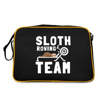 Erg Ergometer And Rowing Exercise Machine Rowing - Retro Tasche - Schwarz/Gold - Hinten