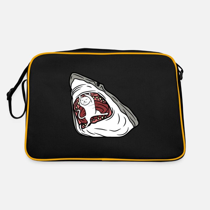 Chat mangeur de requins Sac Retro