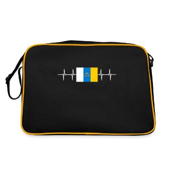 Spain Spanish Region Canary Islands - Retro Bag - black/gold - Back
