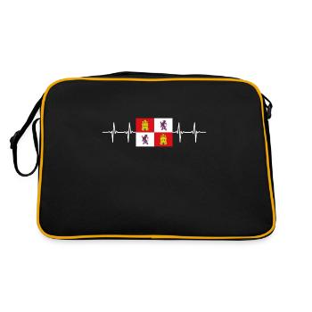 Spain Spanish Region Castile And León - Retro Bag - black/gold - Back