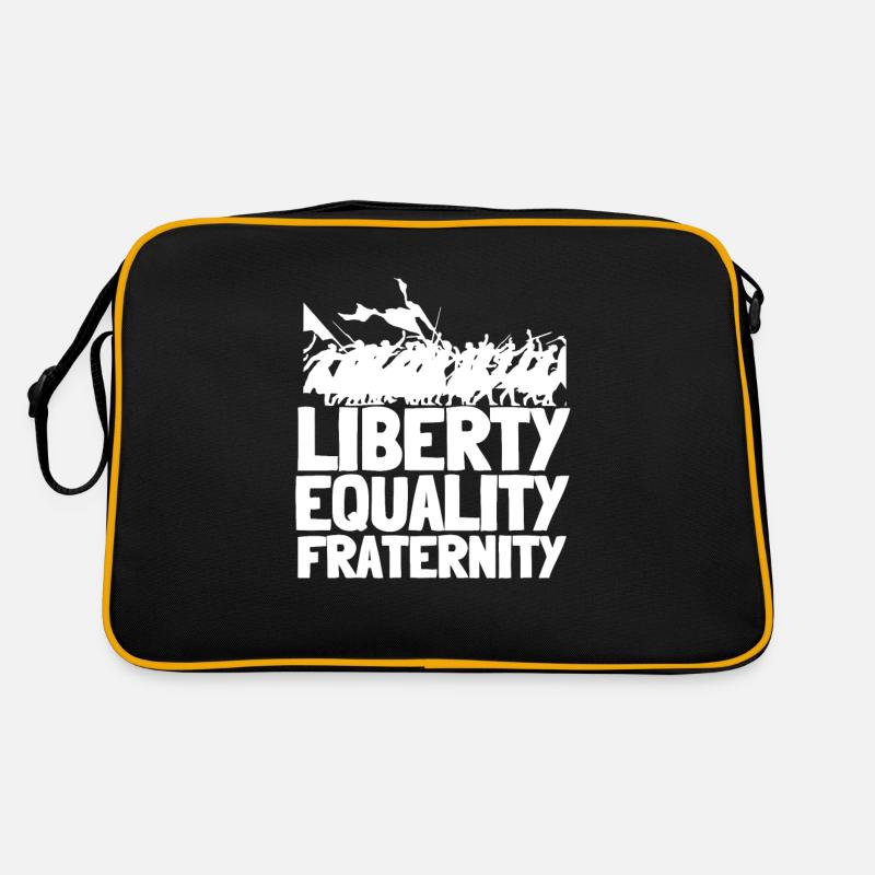 Fraternité Liberte Egalite Français Révolution Sac Retro