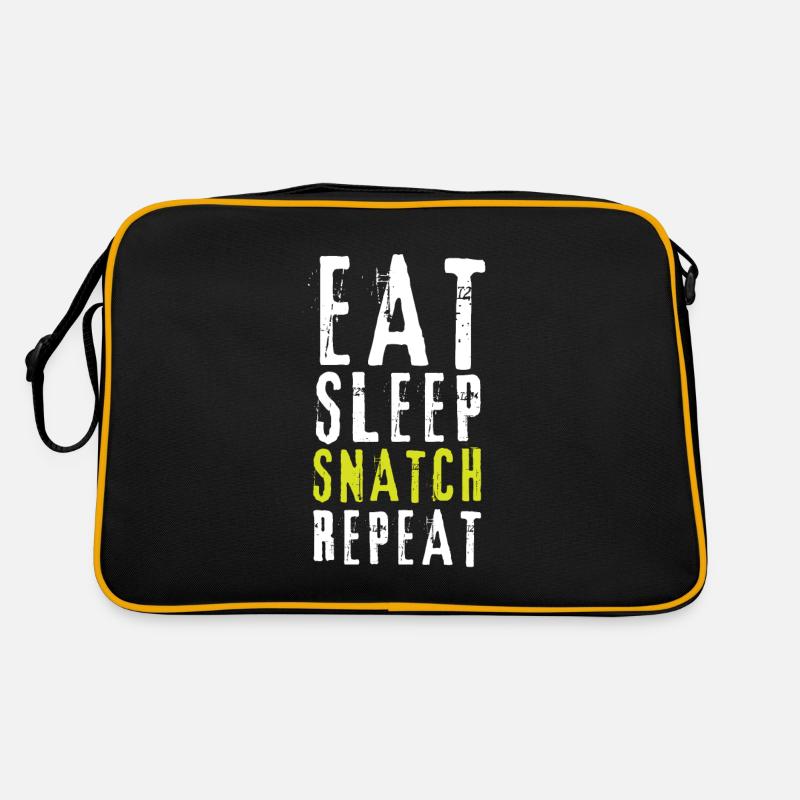 Weight Lifting Power Snatch Retro Bag