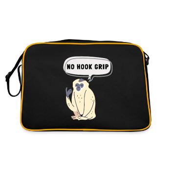 Weight Lifting Power Snatch - Retro Tasche - Schwarz/Gold - Hinten