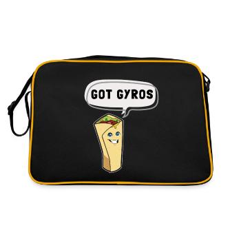 Vous avez des gyroscopes - Sac Retro - noir/or - Dos