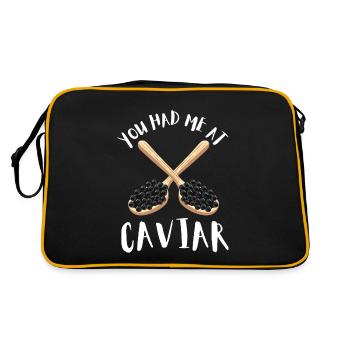 Russian Style Salmon Red Caviar - Retro Bag - black/gold - Back