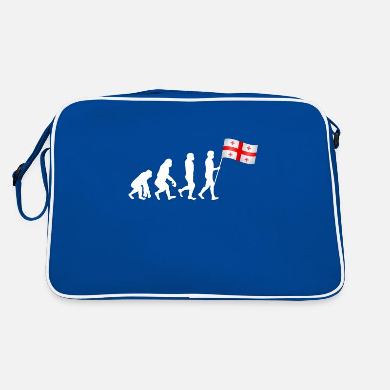 Georgian Flag Retro Tasche