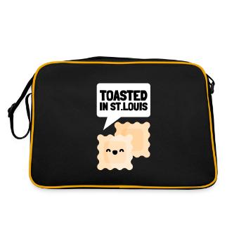 St. Louis Toasted Ravioli - Retro Bag - black/gold - Back