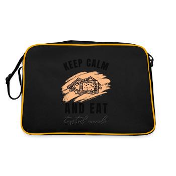 St. Louis Toasted Ravioli - Retro Bag - black/gold - Back