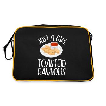 St. Louis Toasted Ravioli - Retro Bag - black/gold - Back