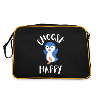 International Day Of Happiness - Retro Bag - black/gold - Back