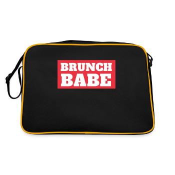 Babes Who Brunch Squat - Sac Retro - noir/or - Dos