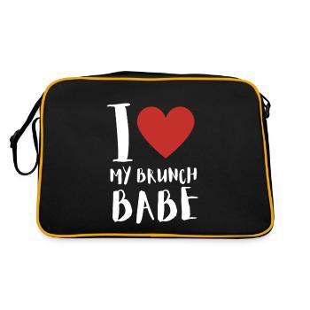 Babes Who Brunch Squat - Sac Retro - noir/or - Dos