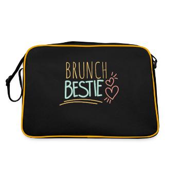 Babes Who Brunch Squat - Sac Retro - noir/or - Dos