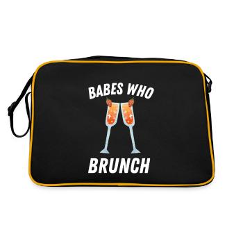 Babes Who Brunch Squat - Sac Retro - noir/or - Dos