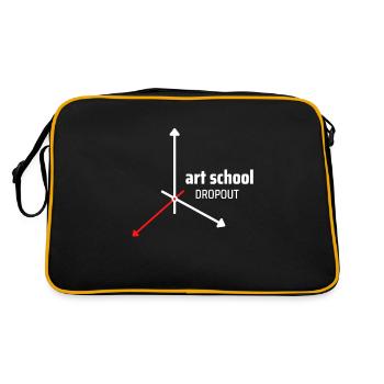 Décrochage scolaire - Sac Retro - noir/or - Dos