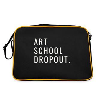 Décrochage scolaire - Sac Retro - noir/or - Dos
