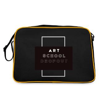 Décrochage scolaire - Sac Retro - noir/or - Dos