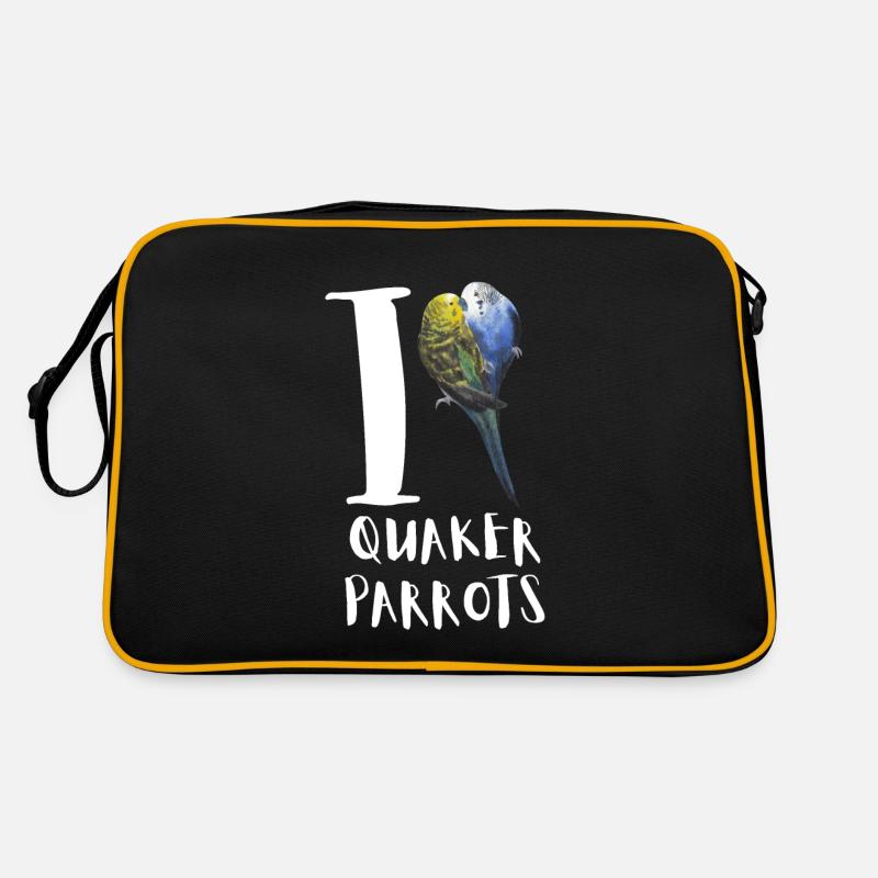 Blue Quaker Parrot Maman Sac Retro