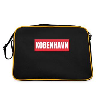 Kobenhavn Danemark Danemark Kobenhaven Sirène - Sac Retro - noir/or - Dos