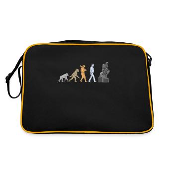 Philosophical Debate Feeling Philoslothical - Retro Bag - black/gold - Back