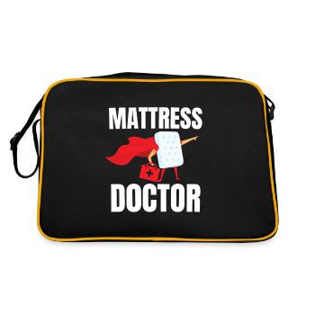 Meilleur vendeur de matelas de lit Docteur - Sac Retro - noir/or - Dos