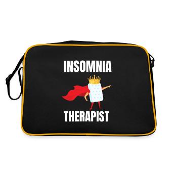 Meilleur vendeur de matelas de lit Docteur - Sac Retro - noir/or - Dos