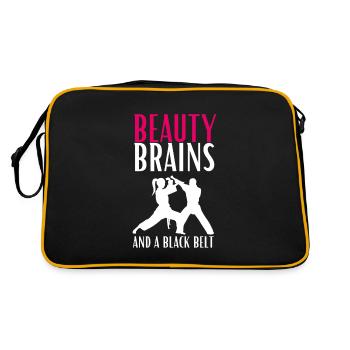 Beauty Brains et une ceinture noire - Sac Retro - noir/or - Dos