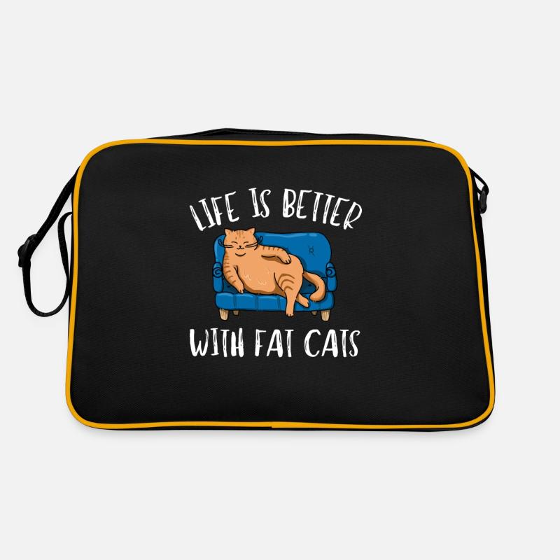 Obésité du gros chat Sac Retro