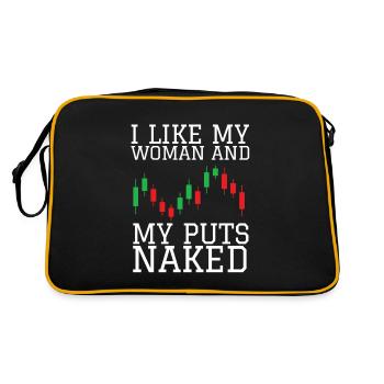 Volatility Options Trading Trader - Retro Bag - black/gold - Back