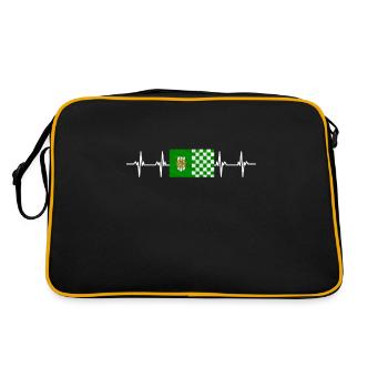 Irish Ireland Limerick Flag - Retro Bag - black/gold - Back
