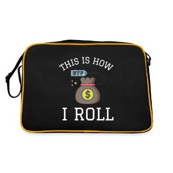 Investment Strategy Buy And Hold - Retro Bag - black/gold - Back