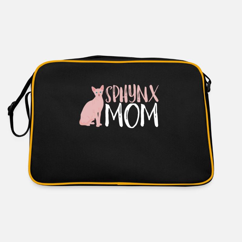 Sphynx Maman Chat Sans Poils Propriétaire de Chat Sac Retro