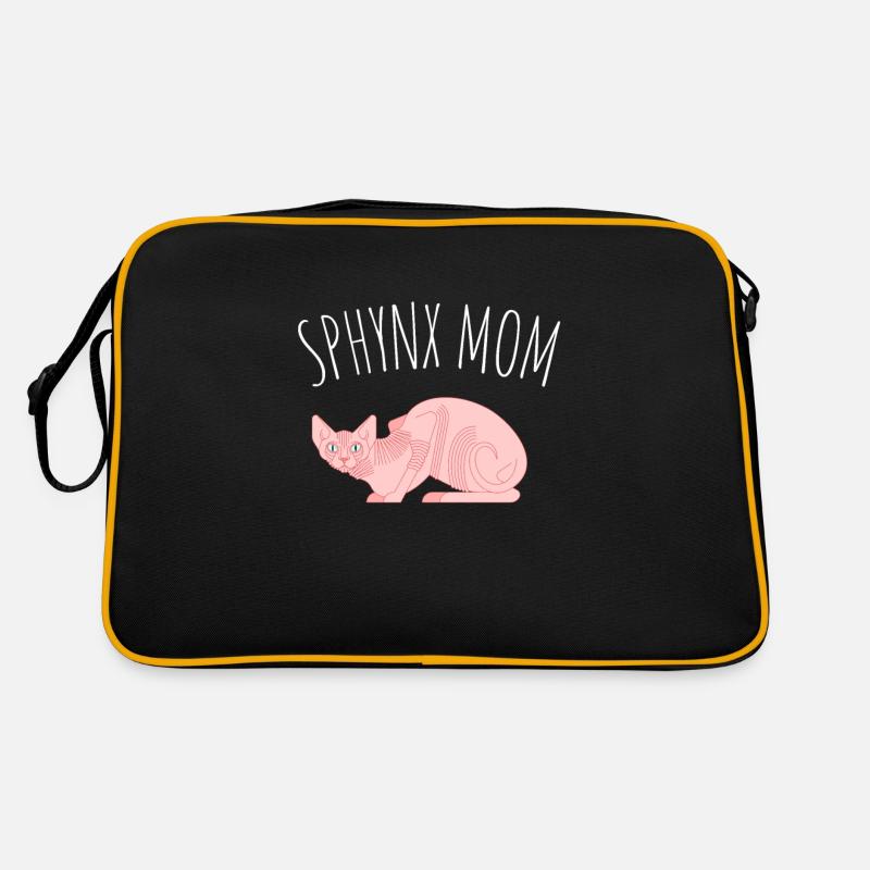 Sphynx Maman Chat Sans Poils Propriétaire de Chat Sac Retro