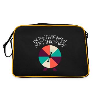 Game Night Host Question Game Night - Retro Bag - black/gold - Back