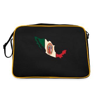 Our Lady Of Guadalupe Virgin Mary - Retro Bag - black/gold - Back