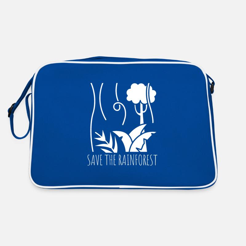 Save The Rainforest Retro Bag