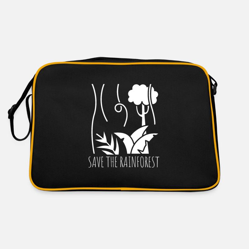 Save The Rainforest Retro Bag