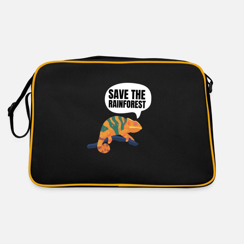Save The Rainforest Retro Bag