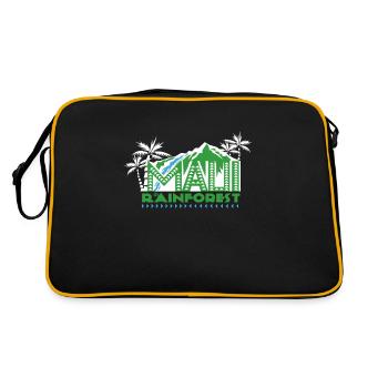 Save The Rainforest - Retro Bag - black/gold - Back
