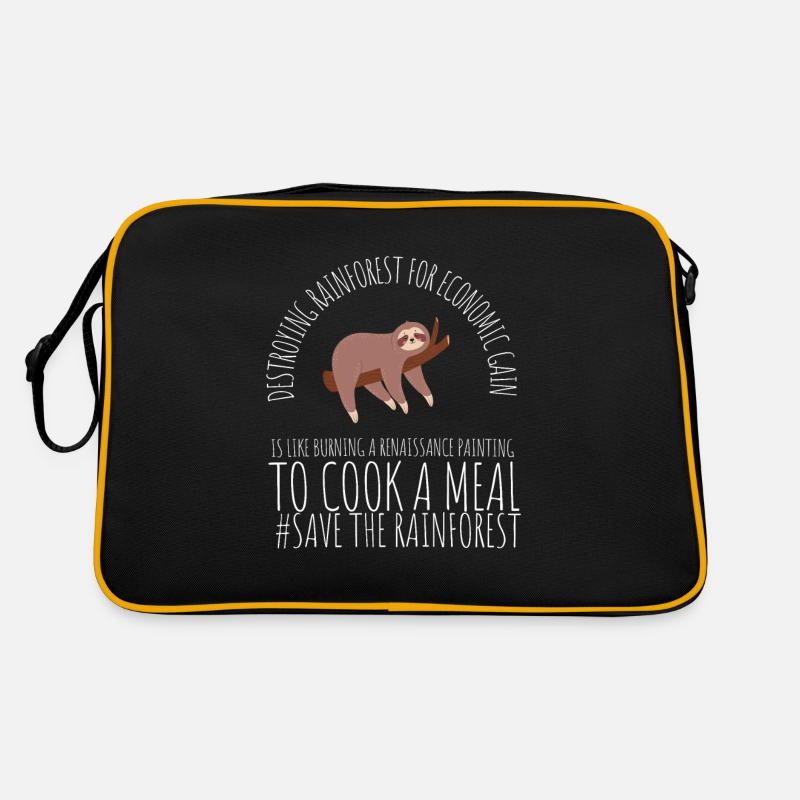 Save The Rainforest Retro Bag