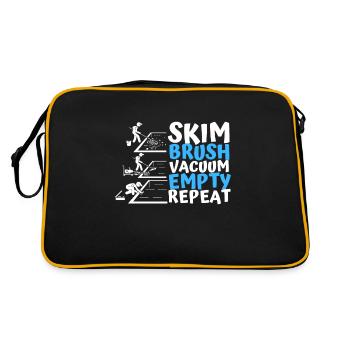 Entretien de piscine et nettoyeur de piscine - Sac Retro - noir/or - Dos