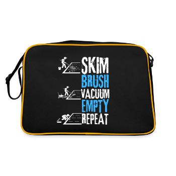 Entretien de piscine et nettoyeur de piscine - Sac Retro - noir/or - Dos