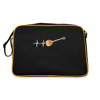 Irish Bouzouki Instrument Greek - Retro Bag - black/gold - Back