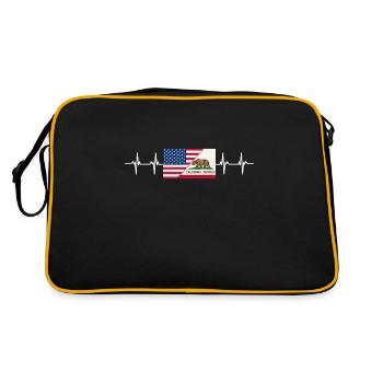 California This Place - Retro Bag - black/gold - Back