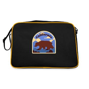 California This Place - Retro Bag - black/gold - Back