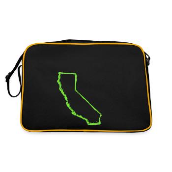 California This Place - Retro Bag - black/gold - Back