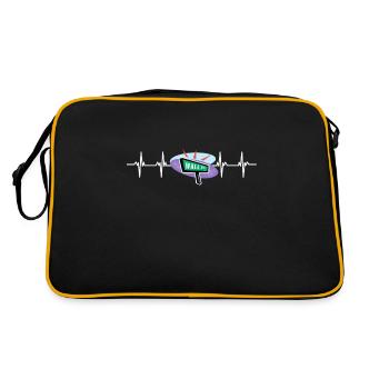 NY Stock Exchange Bull - Retro Bag - black/gold - Back