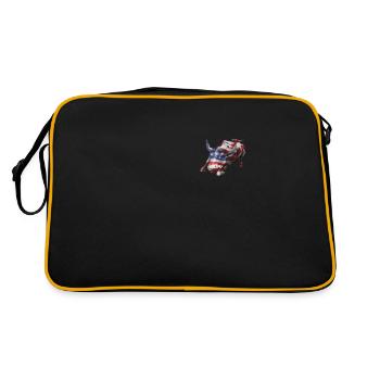 NY Stock Exchange Bull - Retro Bag - black/gold - Back