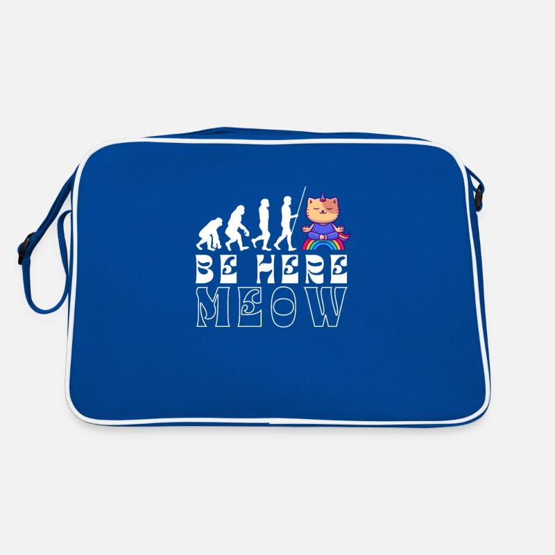 Chat de yoga - Be Here Meow Sac Retro